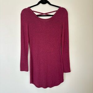 No Boundaries | Burgundy Knit Dress | Size Small